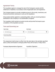 Liquidation Contract Template - page 2