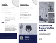 Government Data Analytics with AI C Fold Brochure - Page 1