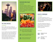 Seattle Travel Tri Fold Brochure - Page 2