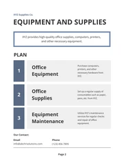 Soft Blue And Grey Proffesional Resource Plan - Page 2