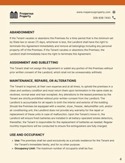 Apartment Rental Contract Template - Page 4