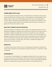 Apartment Rental Contract Template - Page 5