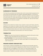 Apartment Rental Contract Template - Page 6