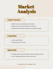 Brown And Cream Small Business Plan - Page 3
