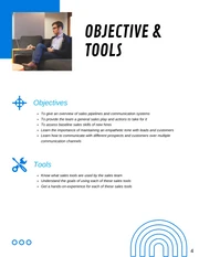 White And Blue Simple Modern Minimalist Company Training Plans - Page 4
