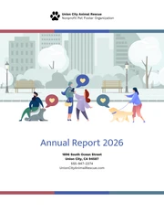 Annual Report Cover Template - Page 1