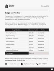 Black and Grey Minimalist Real Estate Marketing Proposals - Page 5