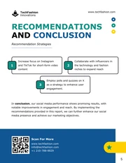 Social Media Performance Report Template - Page 5