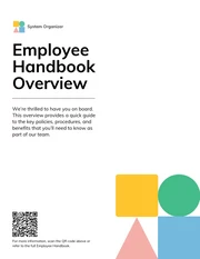 New Hire Onboarding Employee Handbook - Pagina 1