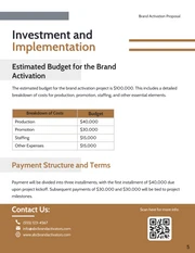 Brand Activation Proposal - Page 5