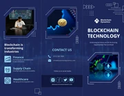 Blockchain Technology Z-Fold Brochure - Page 1