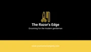 Professional business Card modern Barber - Page 2