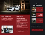 Black And Maroon Modern Car Brochure - Page 2