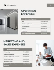 Dark Grey Expenses Report - Page 3