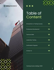 Training Course Catalog Template - Seite 2