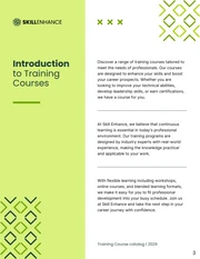 Training Course Catalog Template - page 3