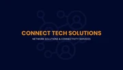 Navy And Orange Professional Connect Networking Business Card - Seite 1