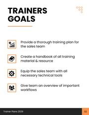 White Orange And Black Clean Minimalist Corporate Training Plans - Page 3