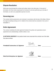 Time And Materials Contract Template - Page 3