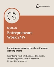 Entrepreneurship Myths LinkedIn Carousel Template - صفحة 3