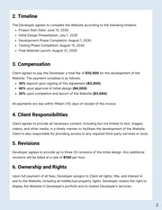 Website Development Contract Template Free - page 2