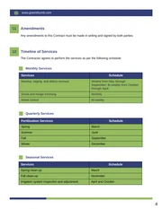 Grounds Maintenance Contract Template - Page 4