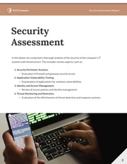 Security Assessment Report - Page 3