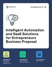 Intelligent Automation and SaaS Solutions Business Proposal - Pagina 1
