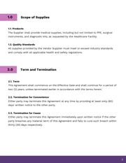 Supplier Contract Template - Seite 2