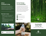 Sustainable Living Tips Brochure - Page 1