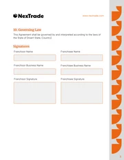 Franchise Contract Template - page 3