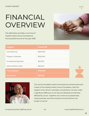 Black Orange and Tosca Annual Charity Report - page 4