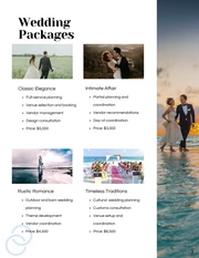 Elegance Simple Modern Wedding Pricing Proposal - Page 3