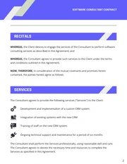 Software Consultant Contract Template - Page 2