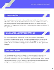 Software Consultant Contract Template - Pagina 4