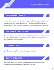 Software Consultant Contract Template - Seite 5