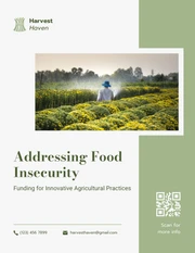Green Research Proposal Addressing Food Insecurity - Page 1