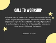 Black Grey And Yellow Vintage Classic Workship Church Presentation - Page 3