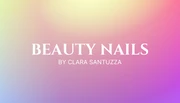 Gradient Minimalist Beauty Nails Business Card - page 1