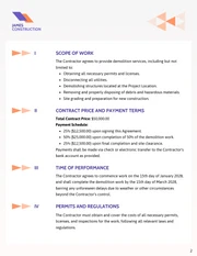 Demolition Contract Template - صفحة 2