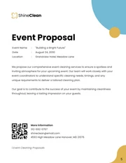 Event Cleaning Proposals - Page 5