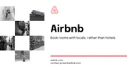 Clean Modern Airbnb Pitch Deck Template - Page 1