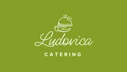 Light Green Modern Food Catering Business Card - Page 1