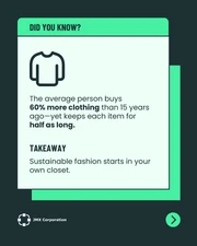 Educational Sustainability Fun Facts Carousel Template - Pagina 3