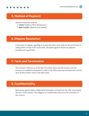 30 Day Payment Terms Contract Template - Seite 3