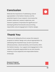 Simple Grey and Red Research Proposal - Pagina 5