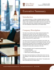 Free Executive Summary - Page 1