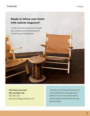 Brown Wood Elegant Furniture Catalog - Page 3