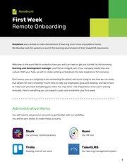 Learning and Development Manager Remote Onboarding - Page 1