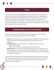 Musician Contract Template - Pagina 3